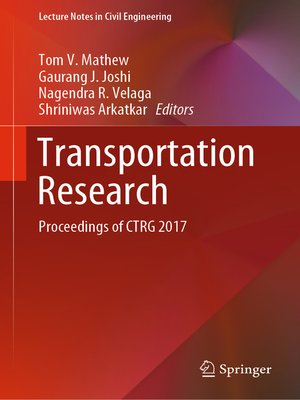 cover image of Transportation Research